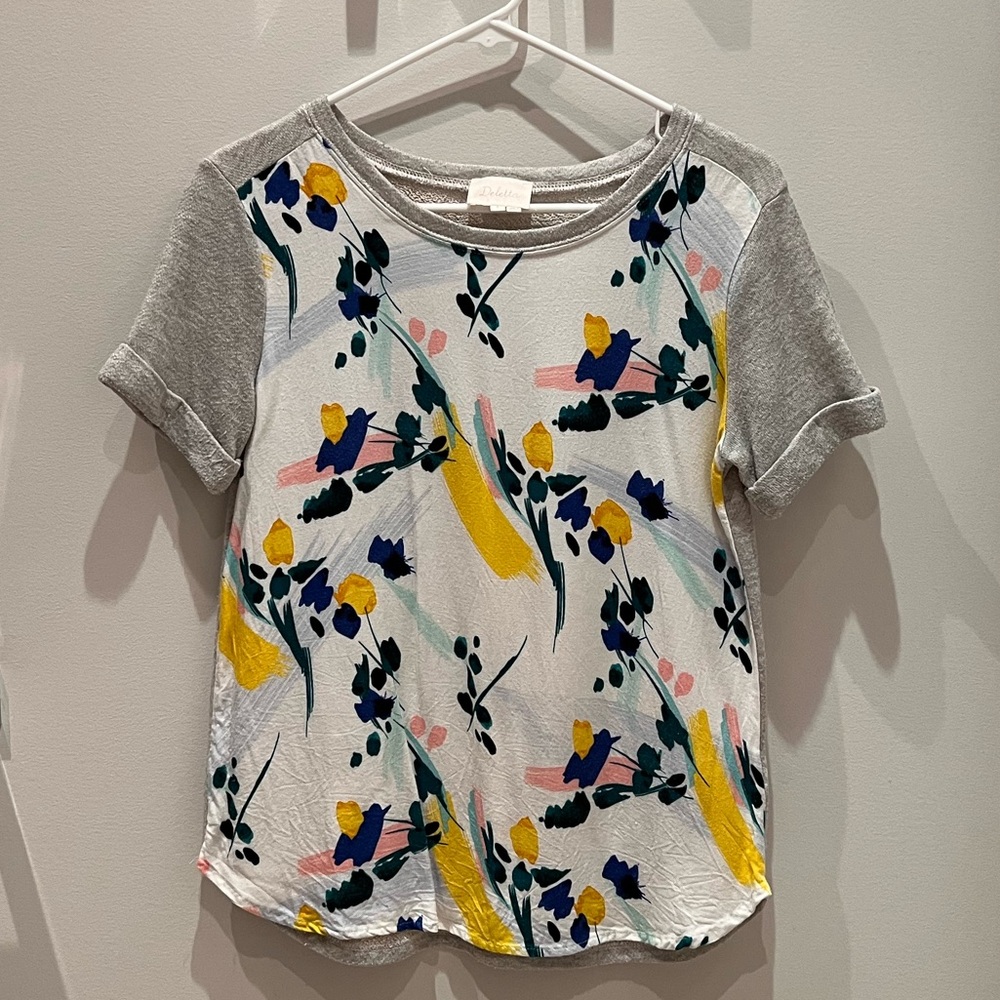 Deletta Floral Tee - Anthropologie
